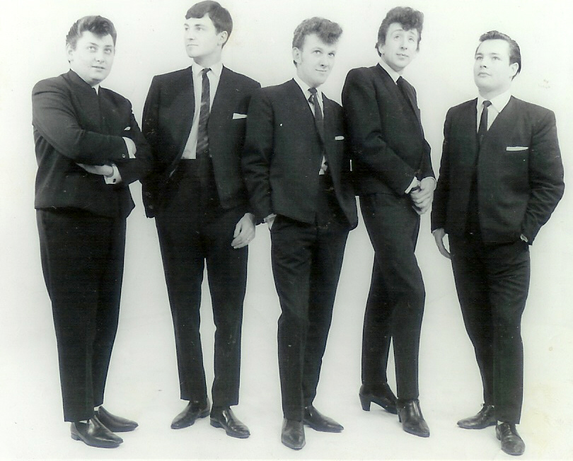 Former SM bass player Dave (centre) in this 1968 photo of the  band 'The Ramblers'