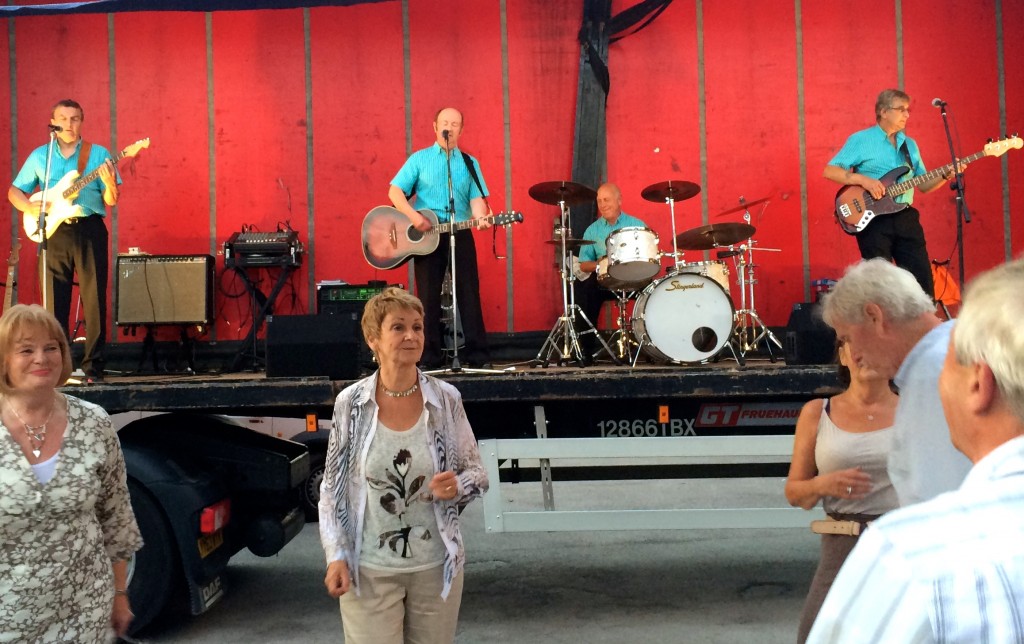 Recent outdoor concert at Tickhill. The stage was the back of a lorry, The dance floor was the car park. Great night!
